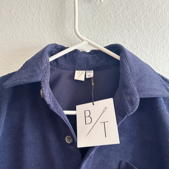 ByTavi Navy Blue Corduroy Shacket - NWT - Picture 3 of 8